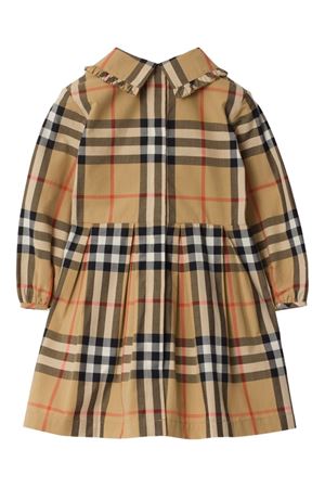 abito in cotone beige BURBERRY KIDS | 8112625B9368
